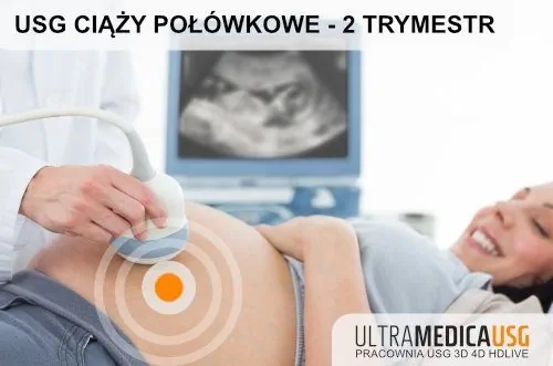 USG ciąży połówkowe - 2 trymestru